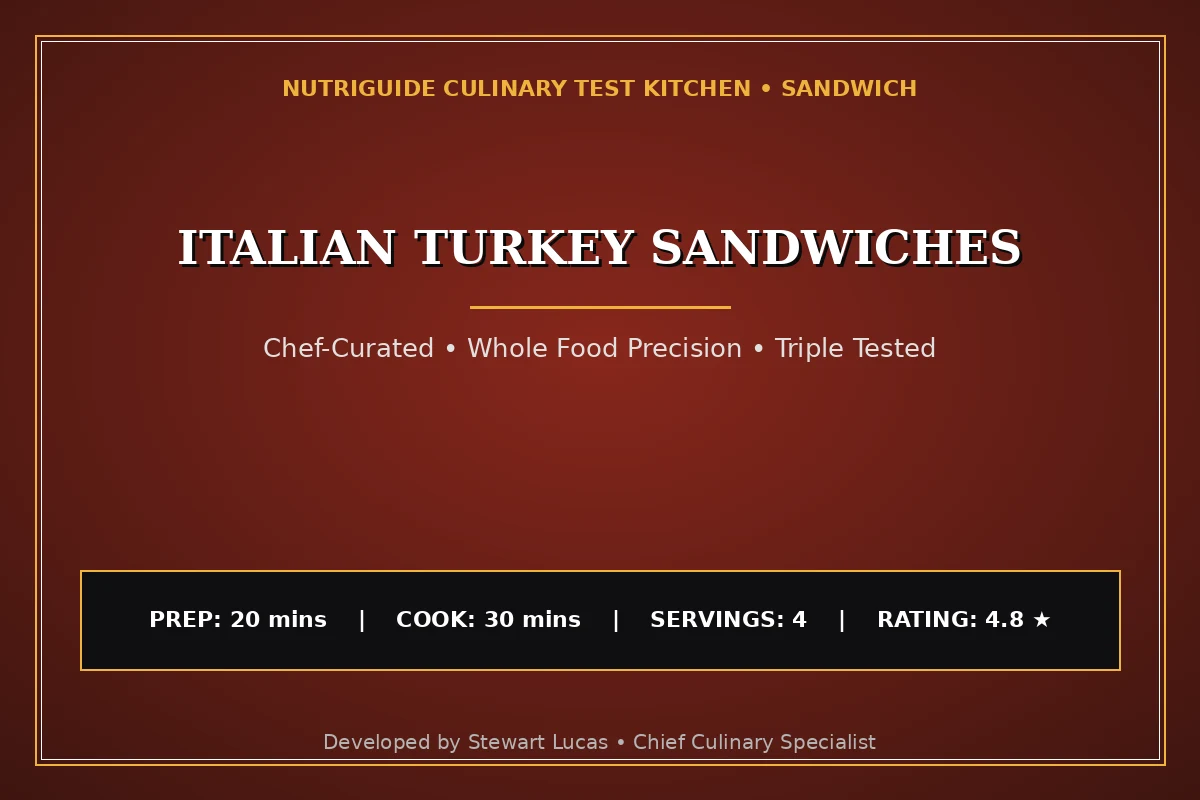 Italian Turkey Sandwiches