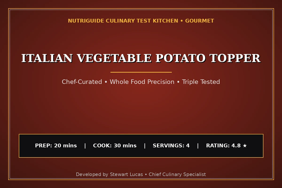 Italian Vegetable Potato Topper