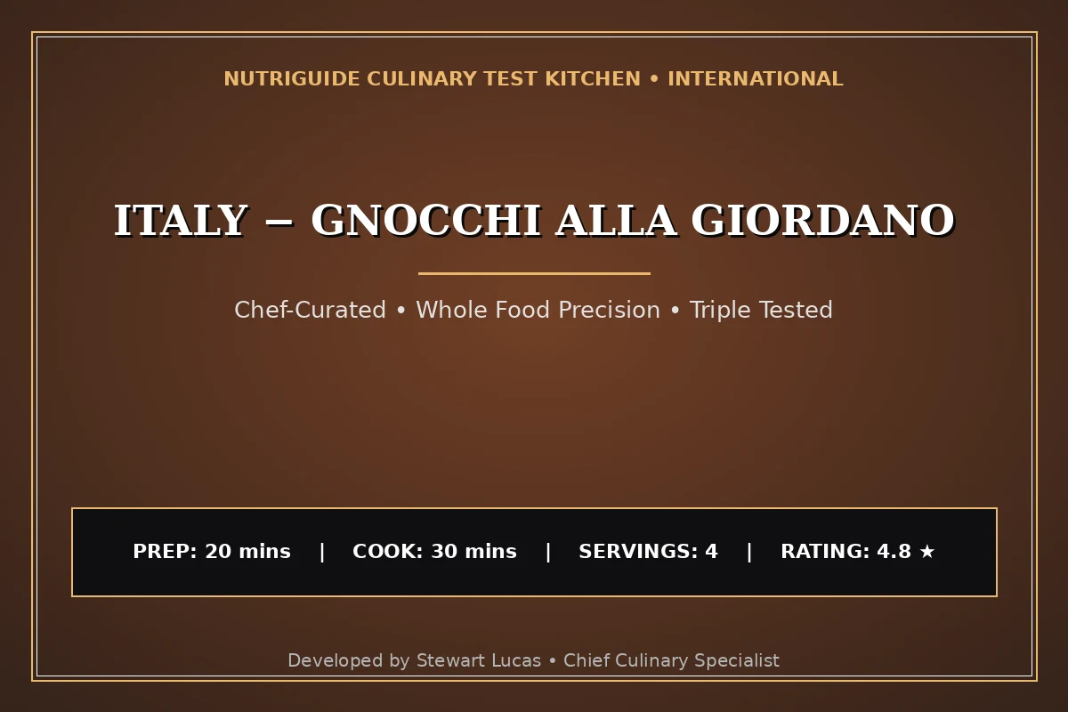Italy − Gnocchi Alla Giordano