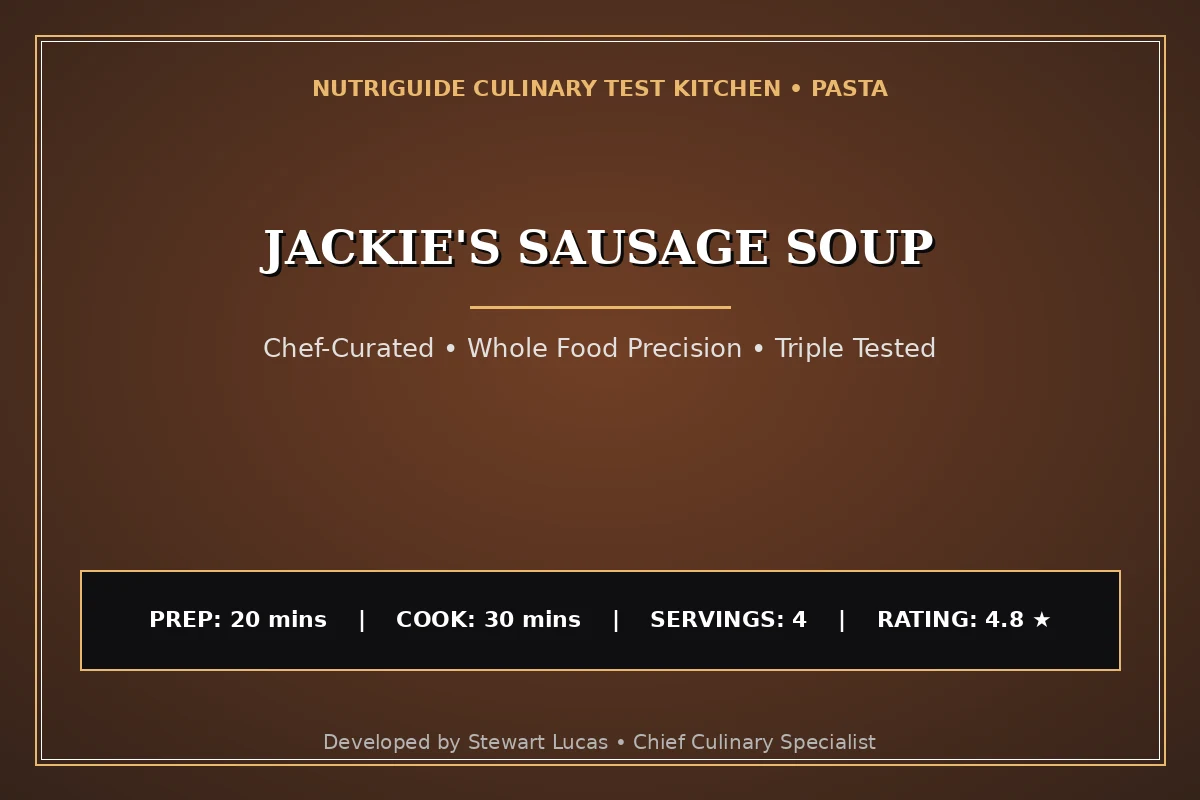 Jackie'S Sausage Soup