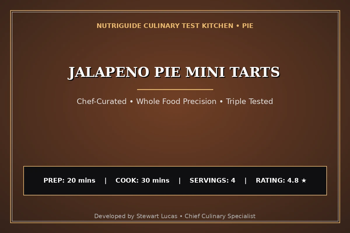 Jalapeno Pie Mini Tarts