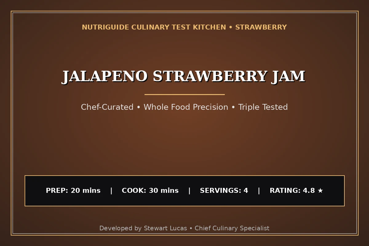 Jalapeno Strawberry Jam
