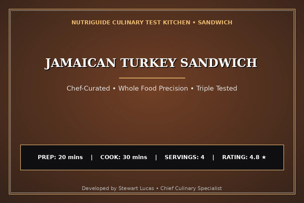 Jamaican Turkey Sandwich