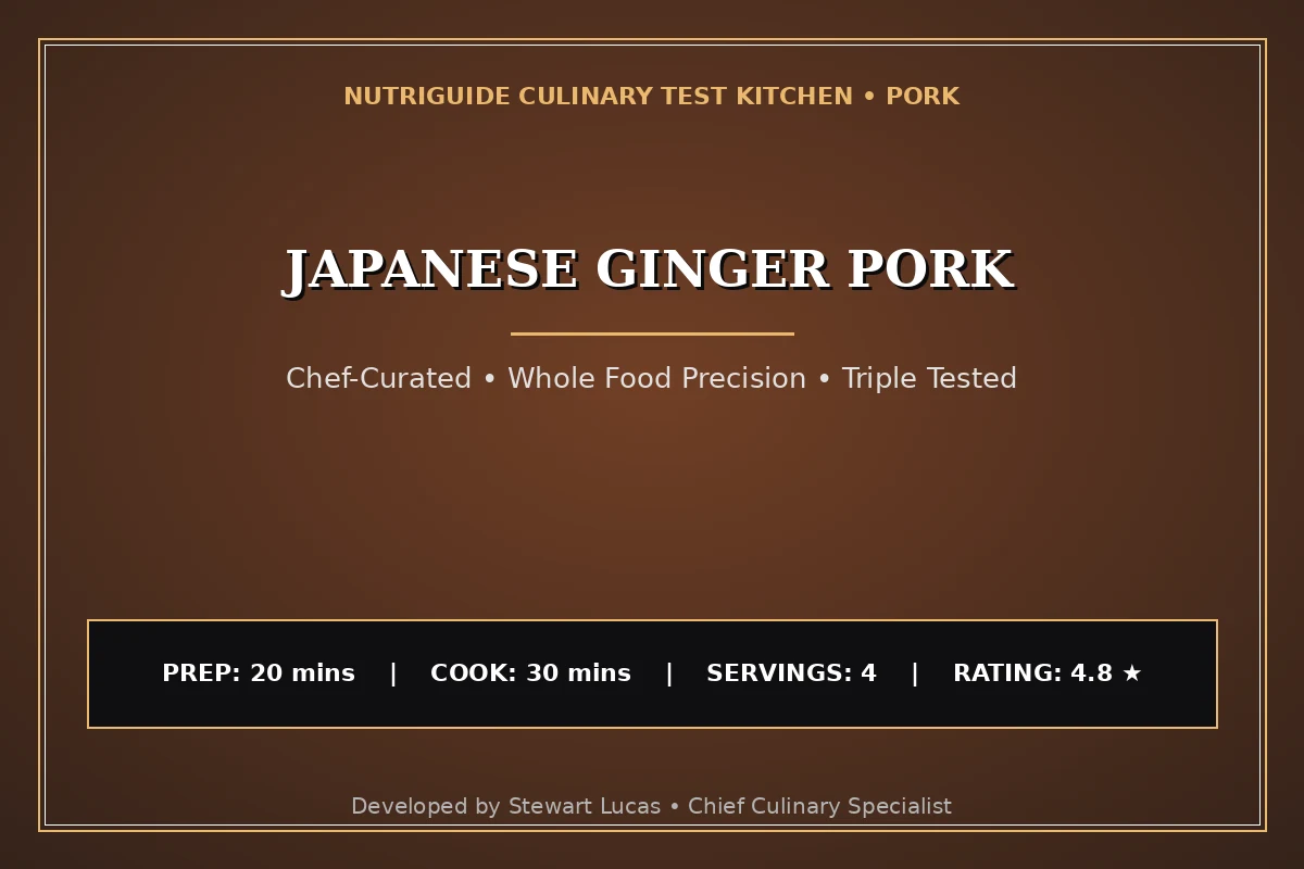 Japanese Ginger Pork
