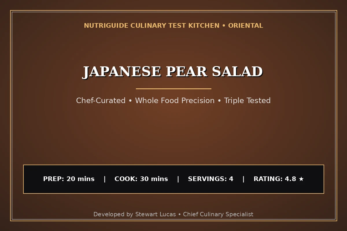 Japanese Pear Salad