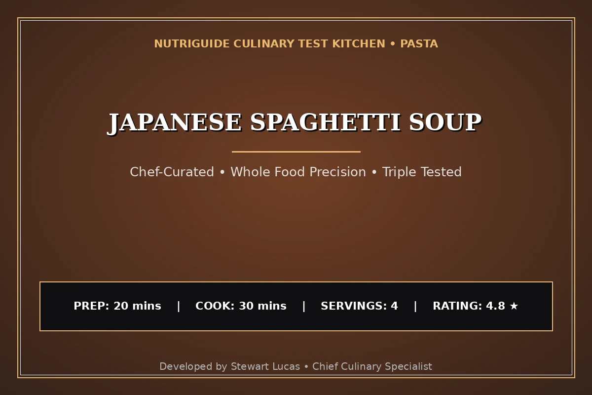 Japanese Spaghetti Soup