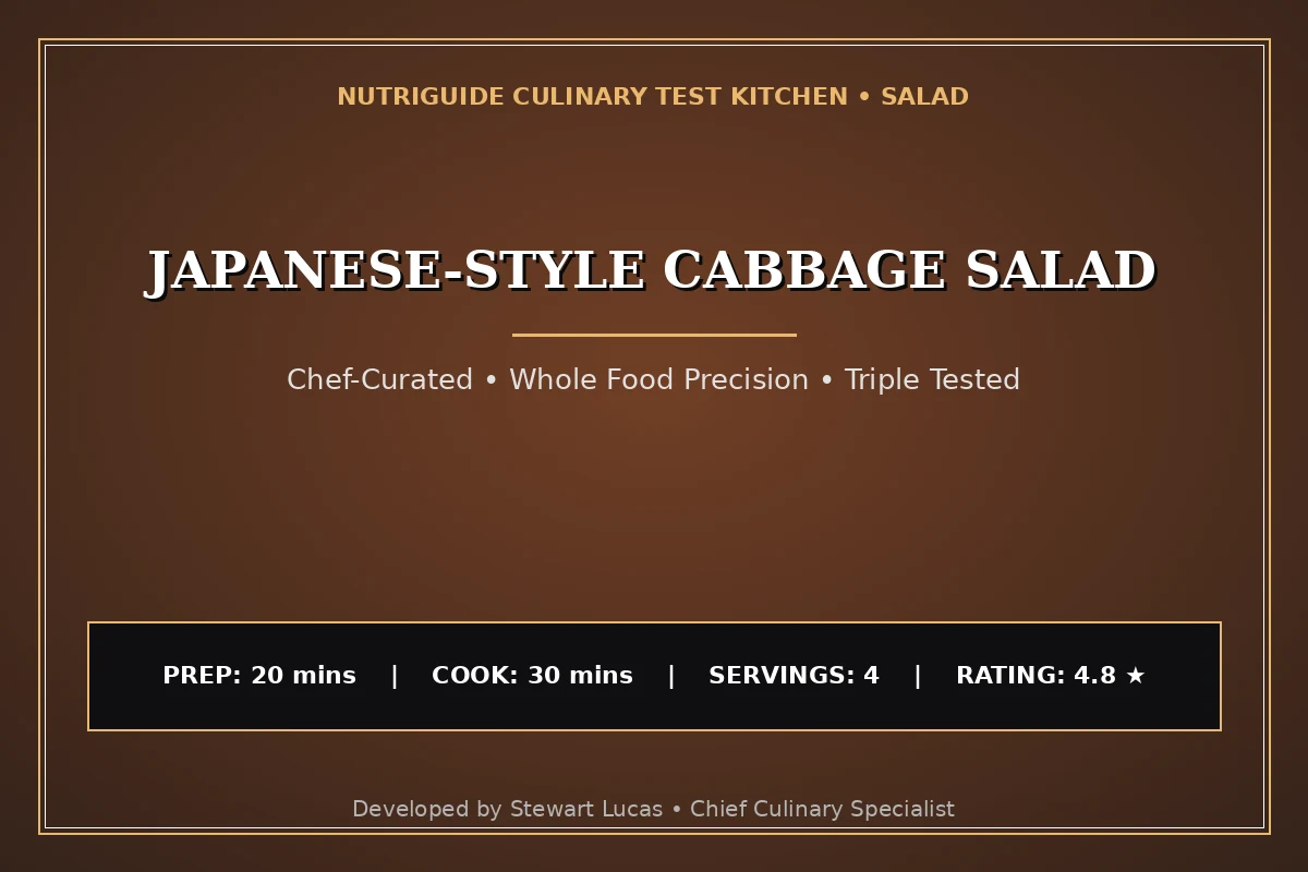 Japanese-Style Cabbage Salad