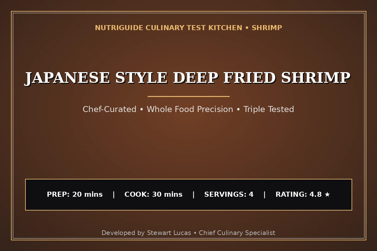 Japanese Style Deep Fried Shrimp