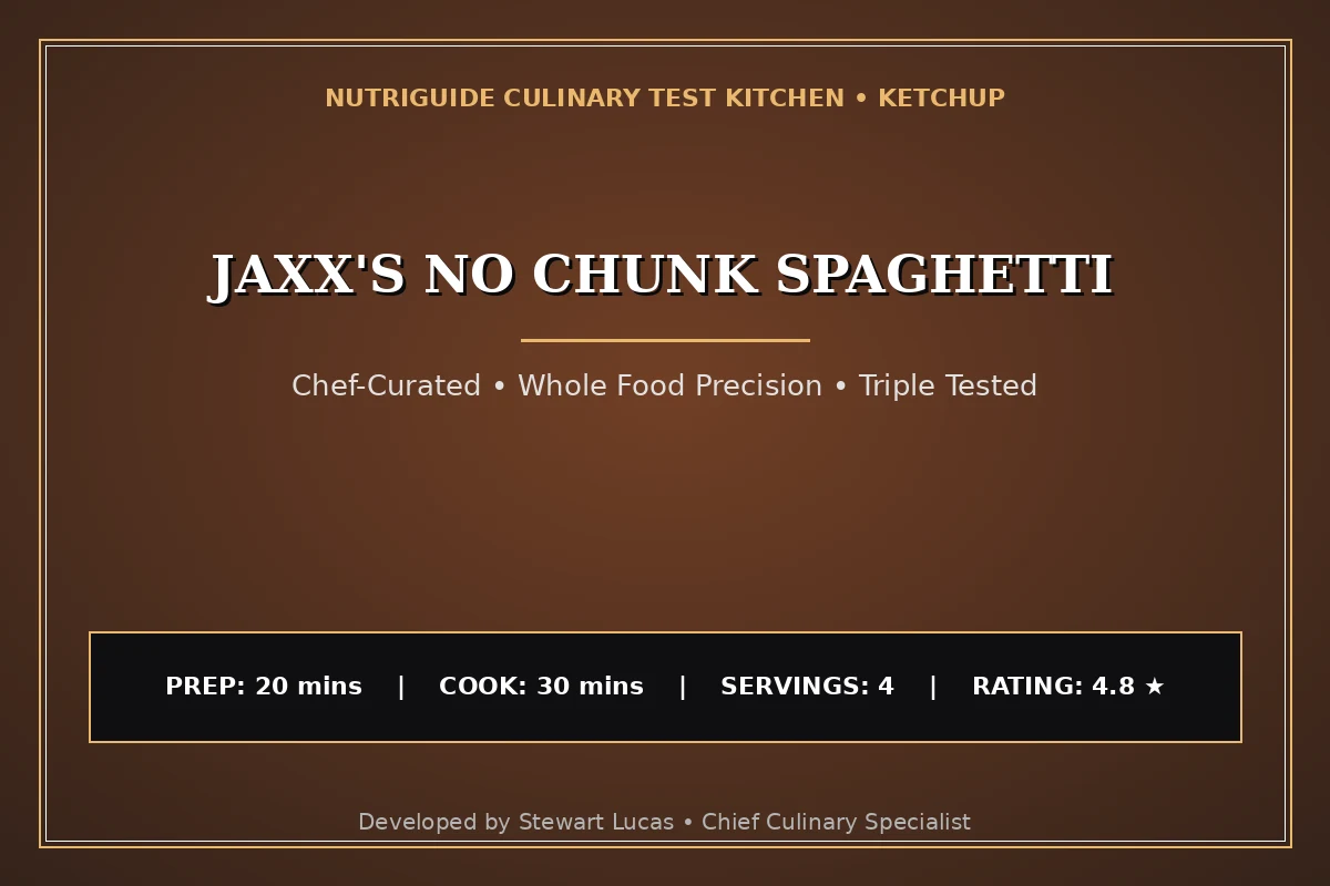 Jaxx'S No Chunk Spaghetti