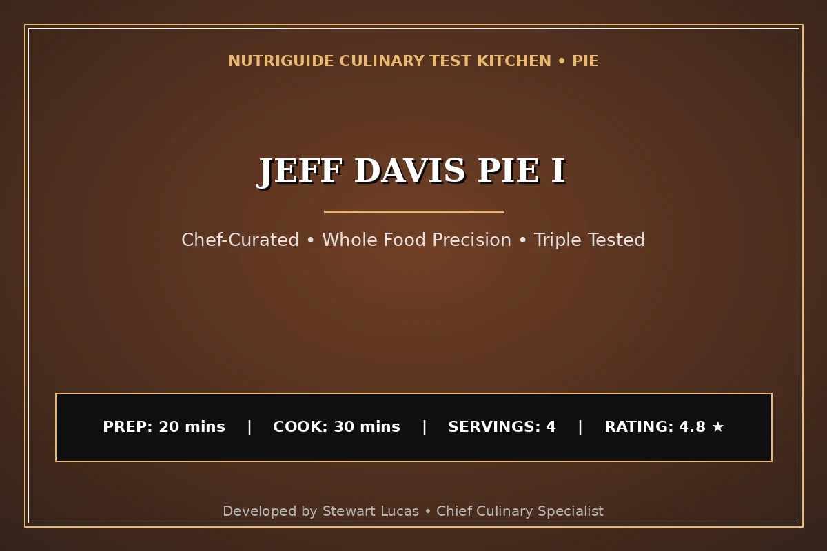 Jeff Davis Pie I