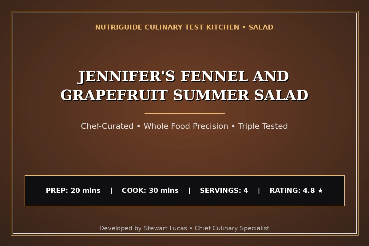 Jennifer'S Fennel And Grapefruit Summer Salad
