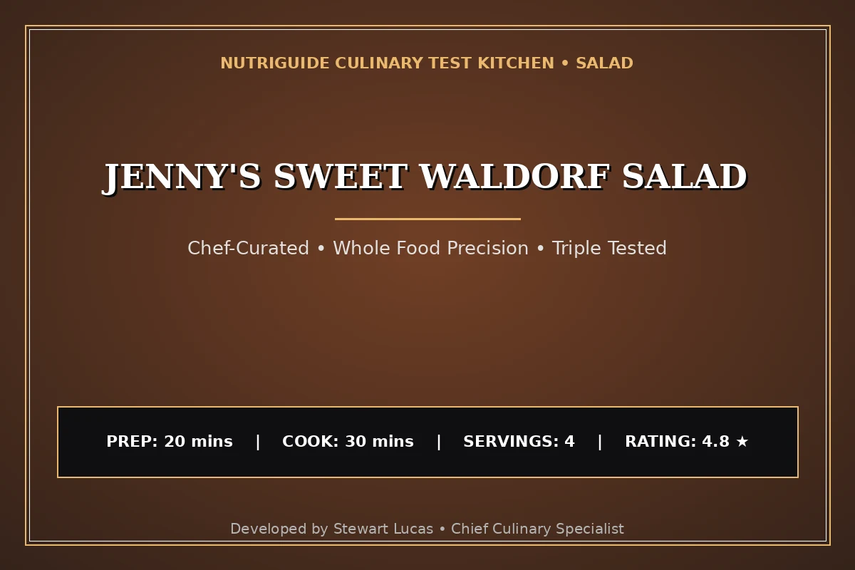 Jenny'S Sweet Waldorf Salad