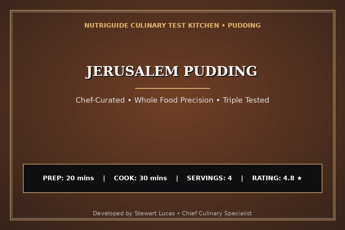 Jerusalem Pudding