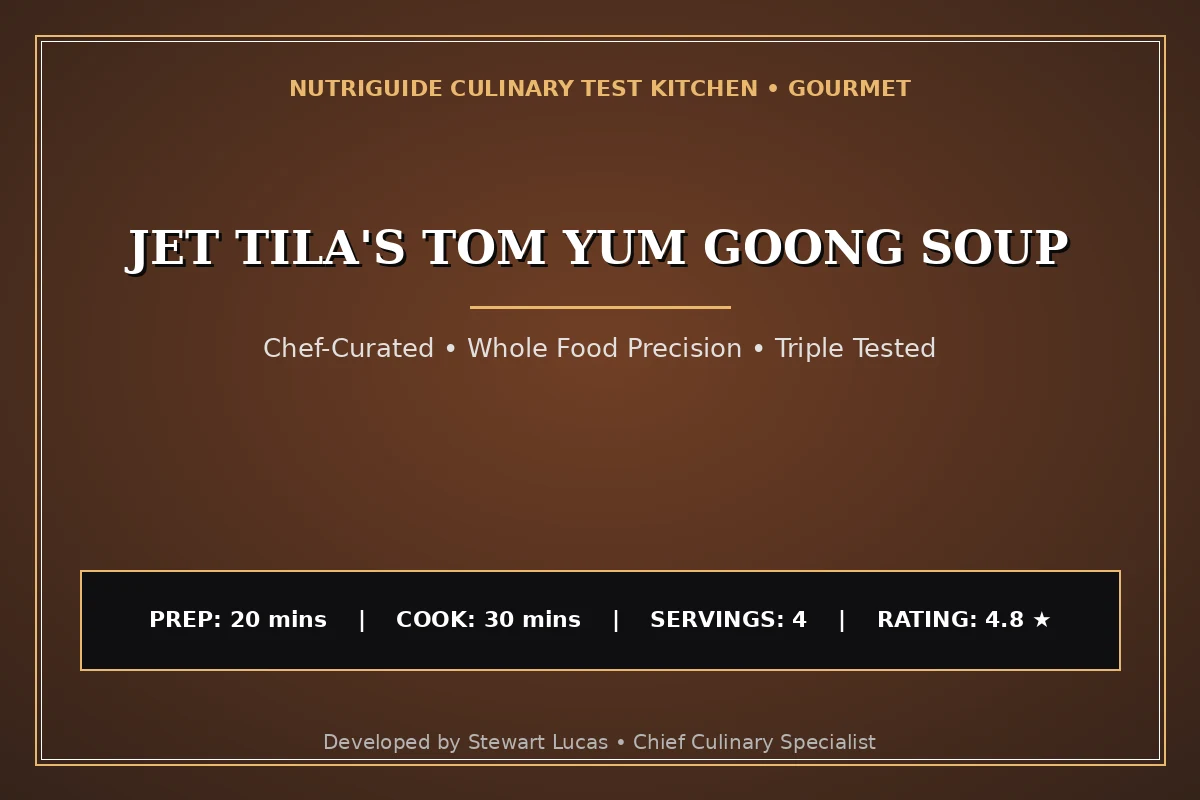 Jet Tila'S Tom Yum Goong Soup