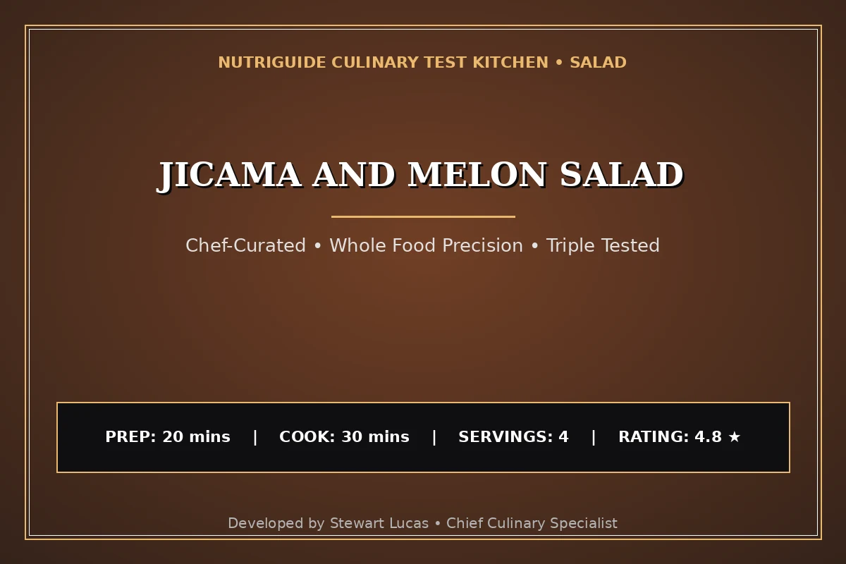Jicama And Melon Salad