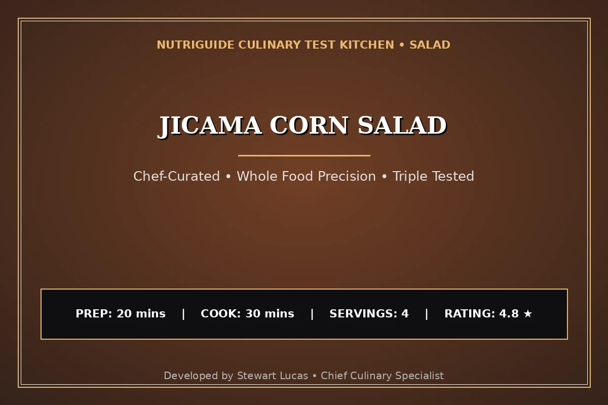 Jicama Corn Salad