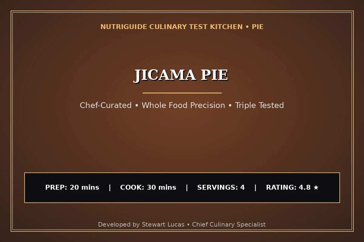 Jicama Pie
