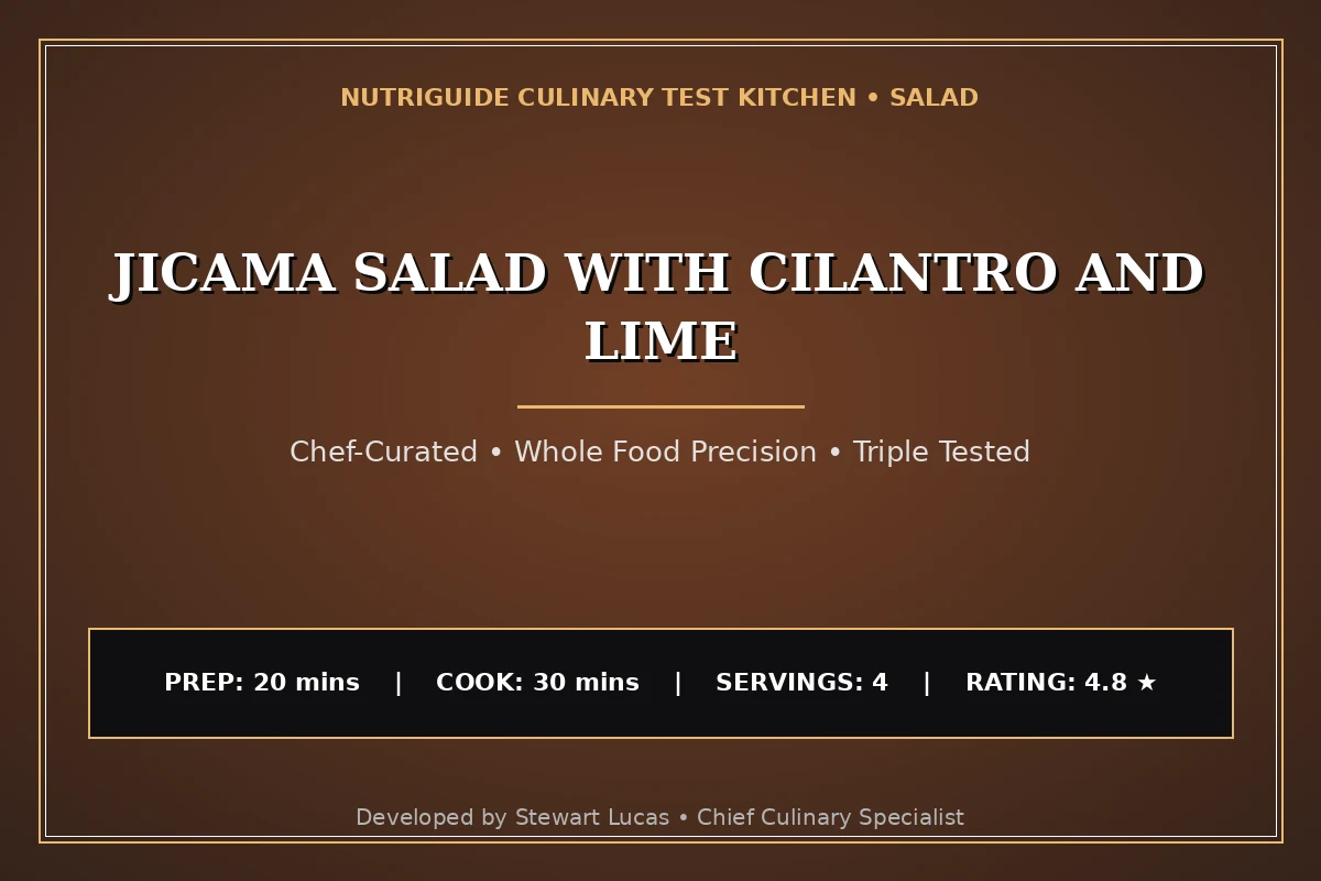 Jicama Salad With Cilantro And Lime