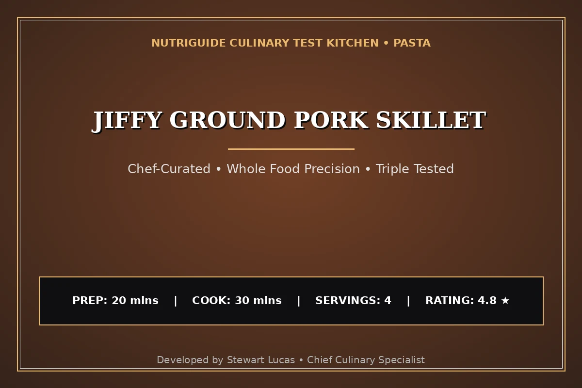Jiffy Ground Pork Skillet