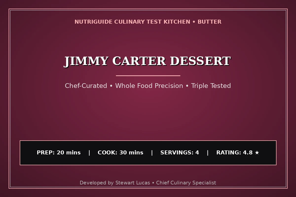 Jimmy Carter Dessert