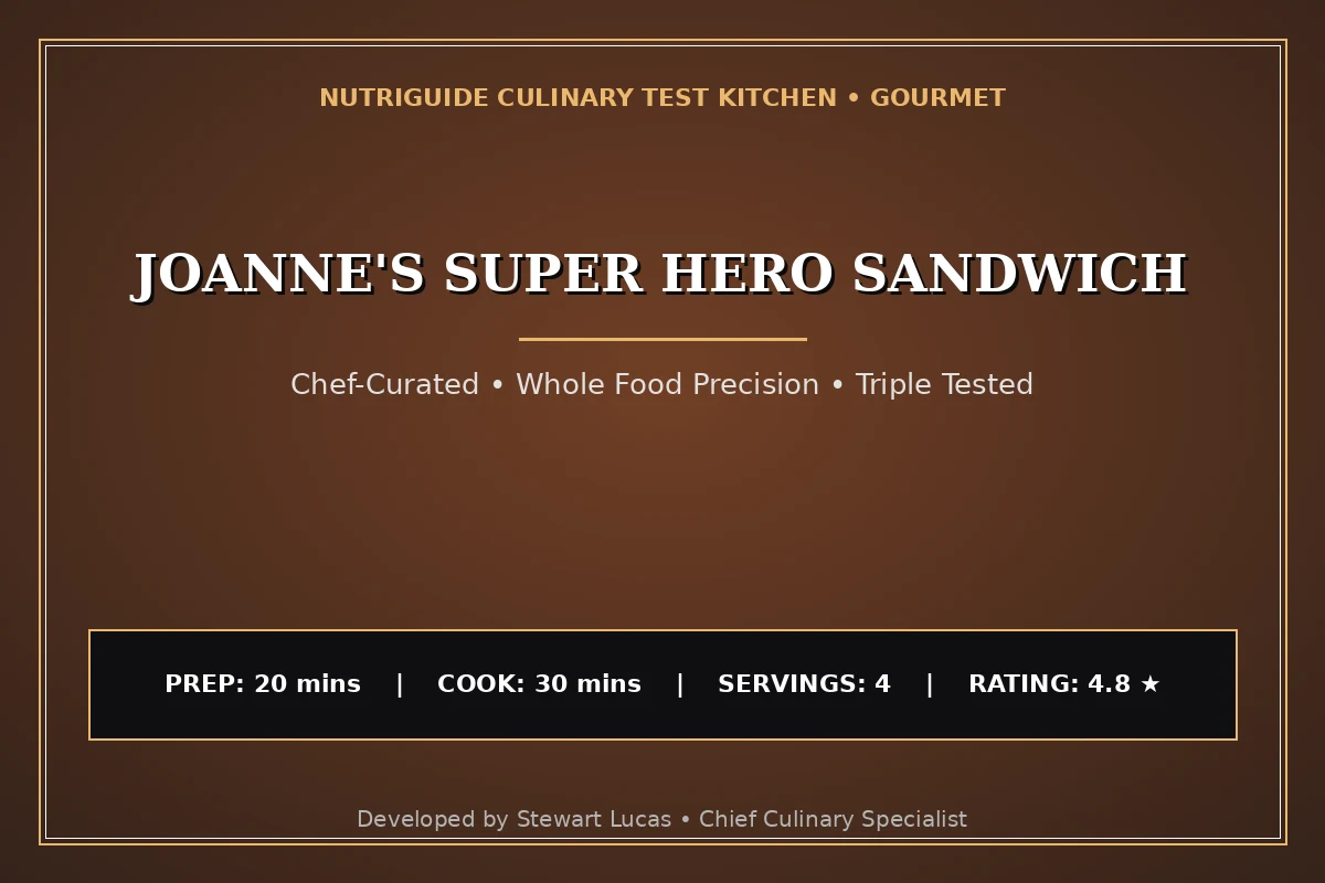 Joanne'S Super Hero Sandwich