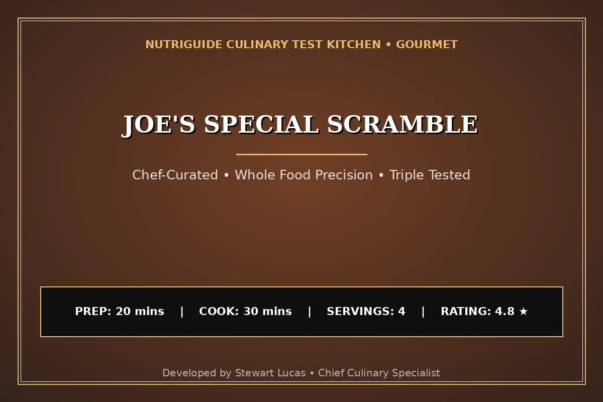 Joe'S Special Scramble