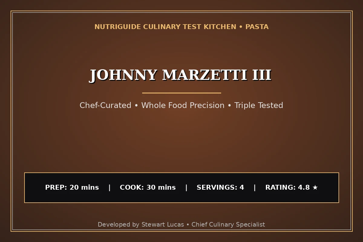 Johnny Marzetti Iii