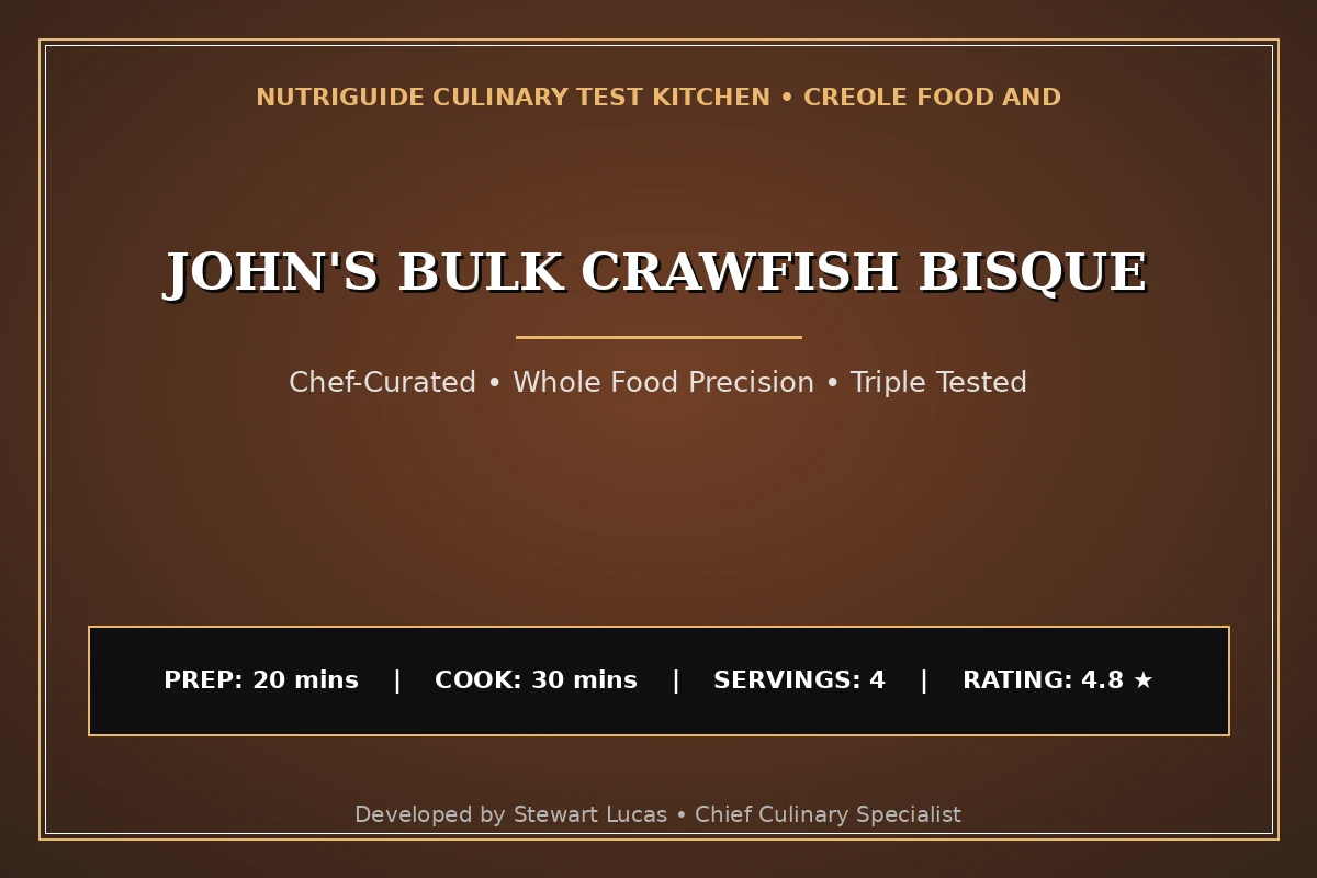John'S Bulk Crawfish Bisque