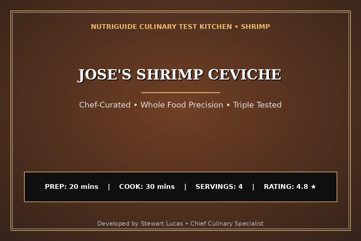 Jose'S Shrimp Ceviche