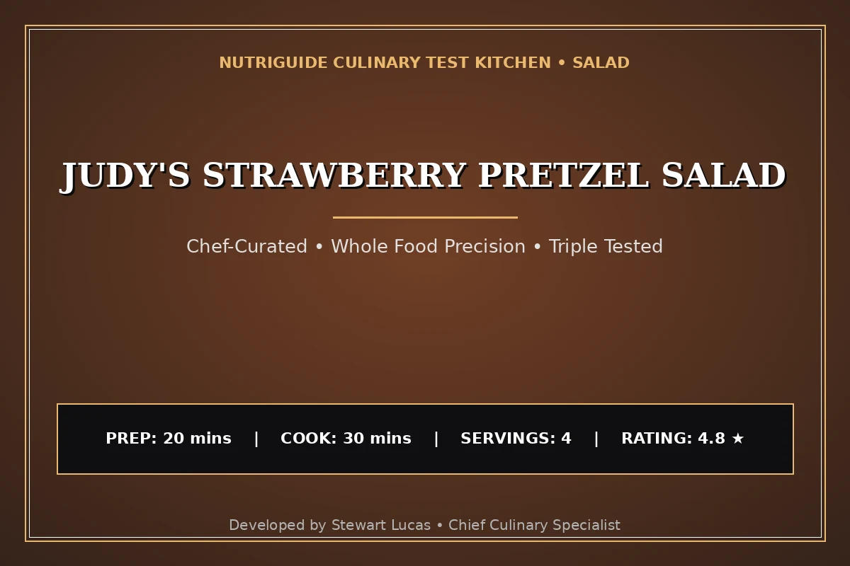 Judy'S Strawberry Pretzel Salad