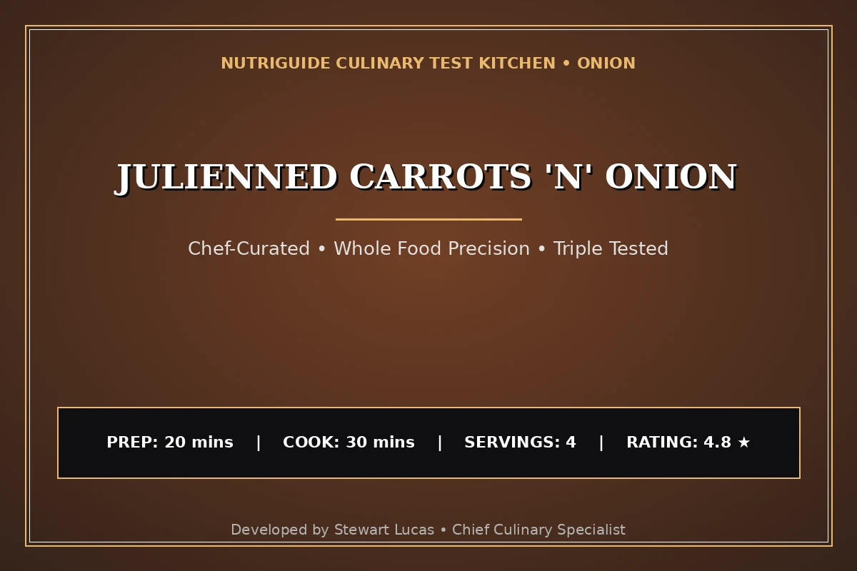 Julienned Carrots 'N' Onion
