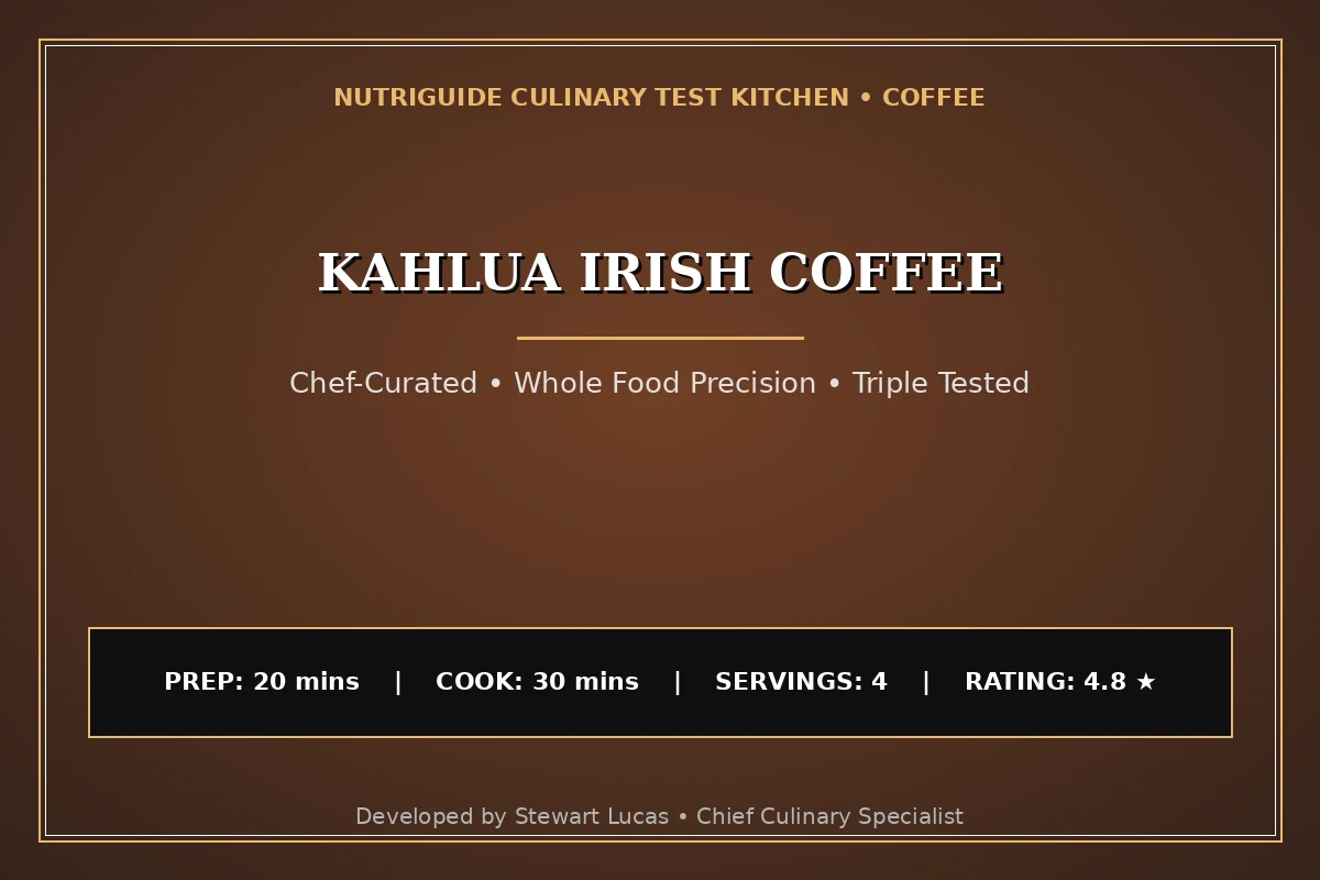 Kahlua Irish Coffee