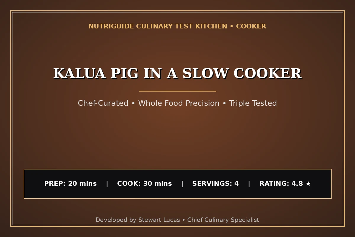 Kalua Pig In A Slow Cooker