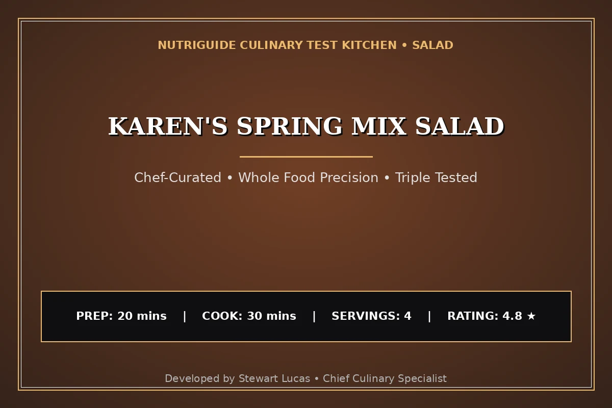 Karen'S Spring Mix Salad