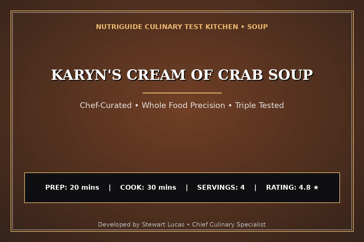 Karyn'S Cream Of Crab Soup
