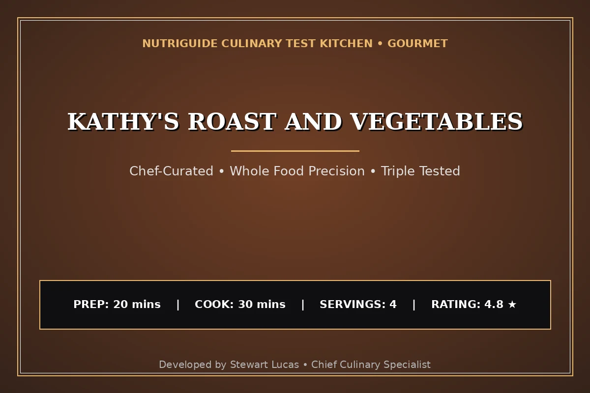 Kathy'S Roast And Vegetables