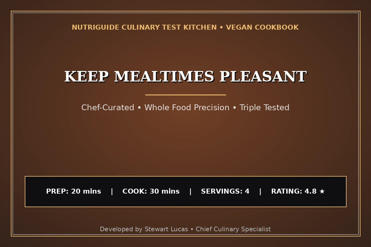 Keep Mealtimes Pleasant