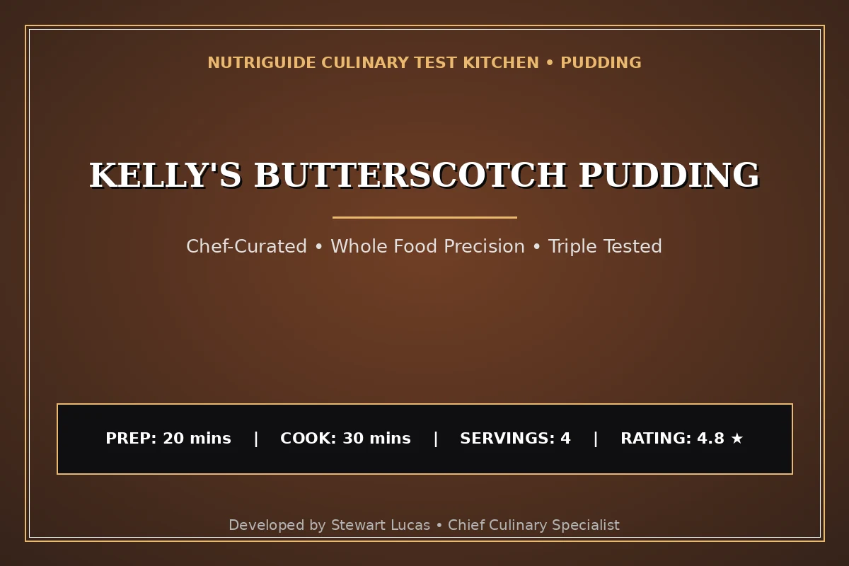 Kelly'S Butterscotch Pudding
