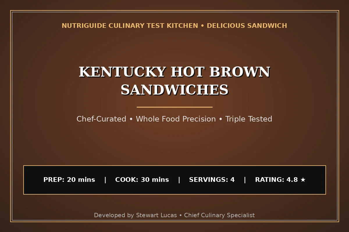 Kentucky Hot Brown Sandwiches