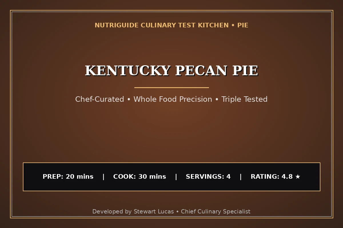Kentucky Pecan Pie