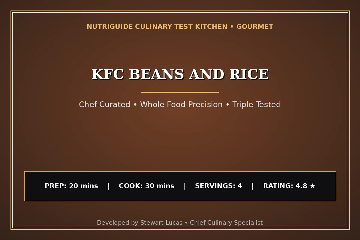 Kfc Beans And Rice