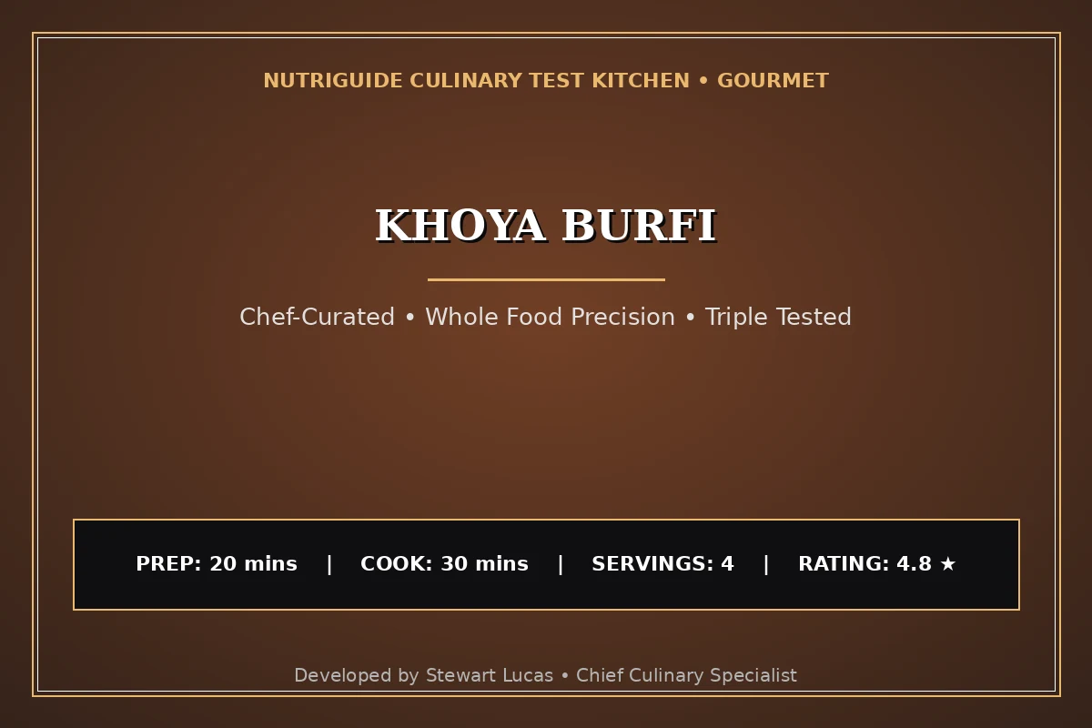 Khoya Burfi