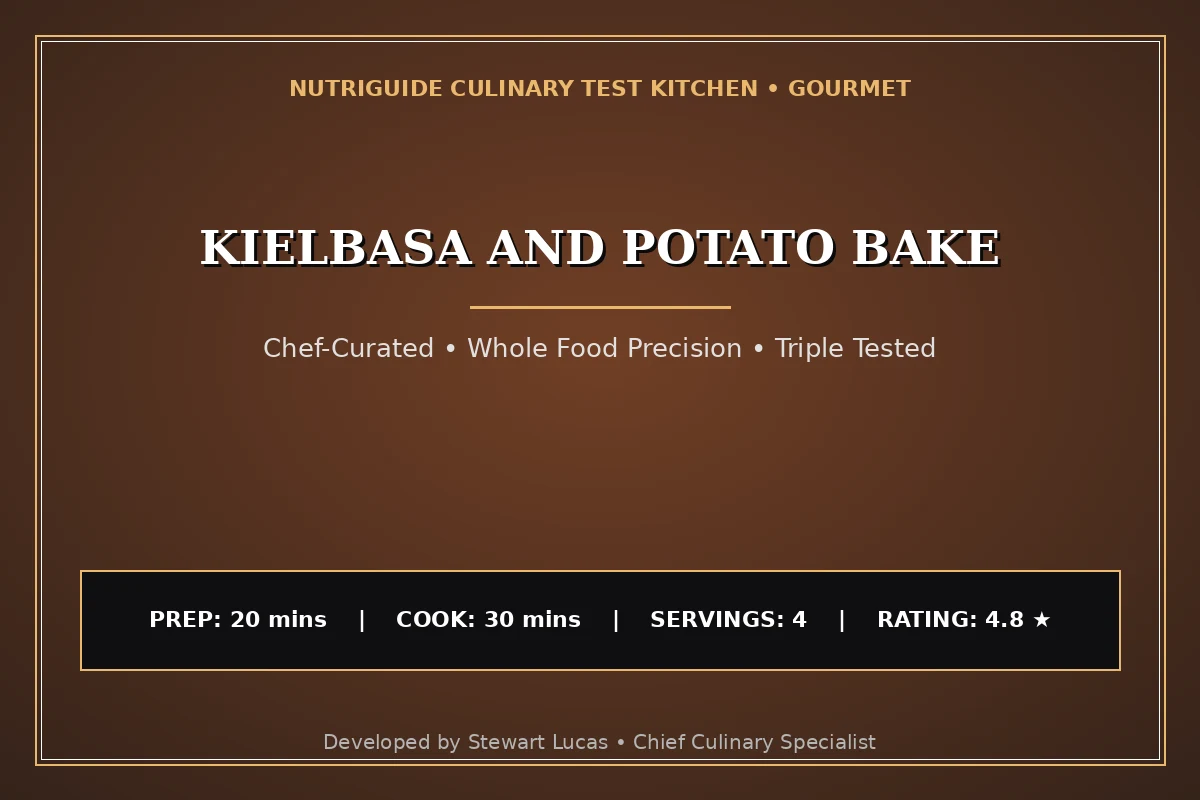 Kielbasa And Potato Bake
