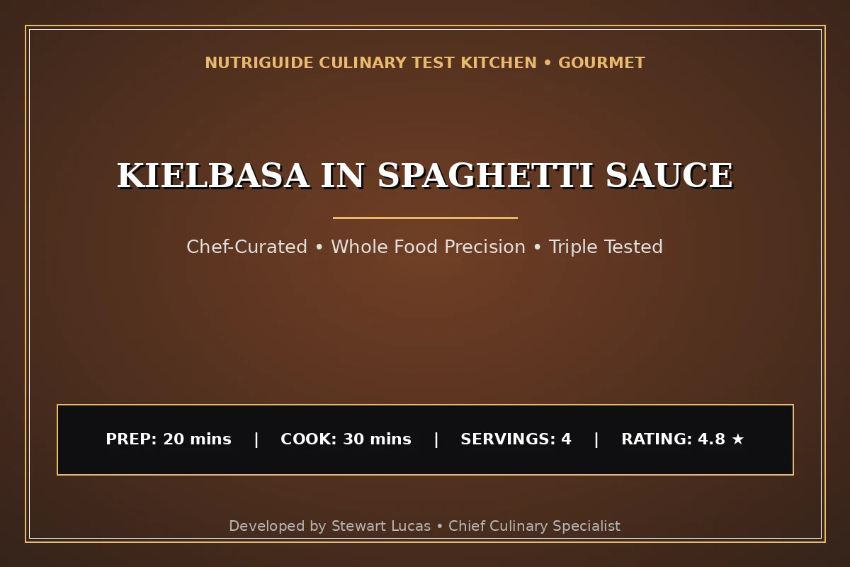 Kielbasa In Spaghetti Sauce