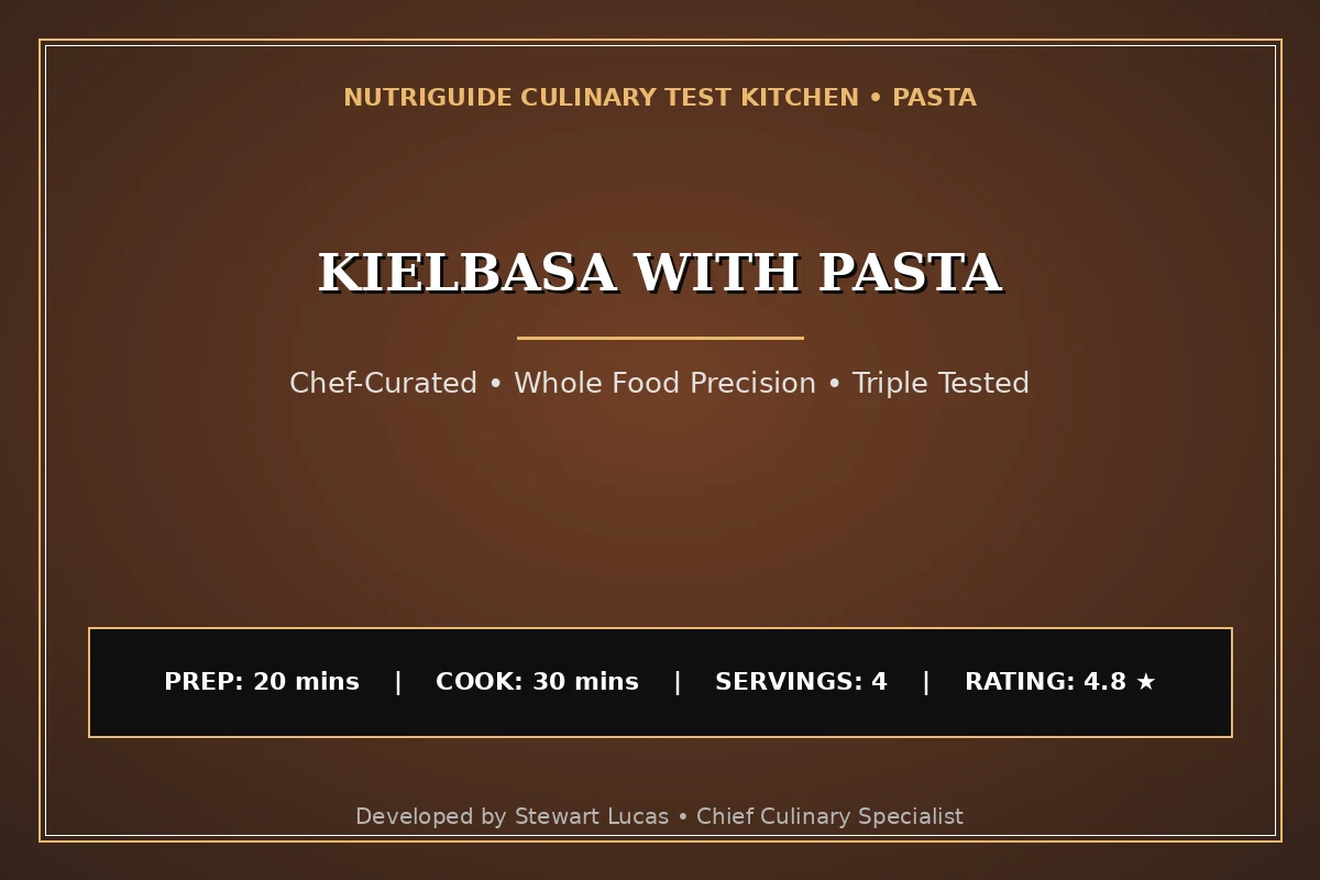 Kielbasa With Pasta