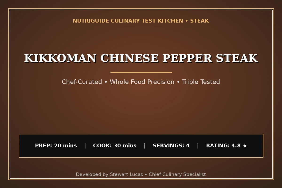 Kikkoman Chinese Pepper Steak