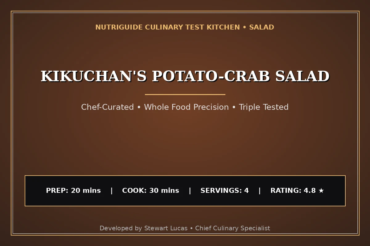 Kikuchan'S Potato-Crab Salad