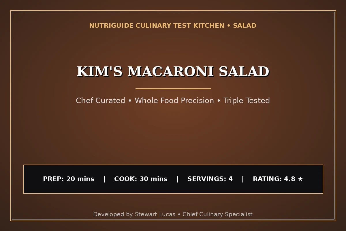 Kim'S Macaroni Salad