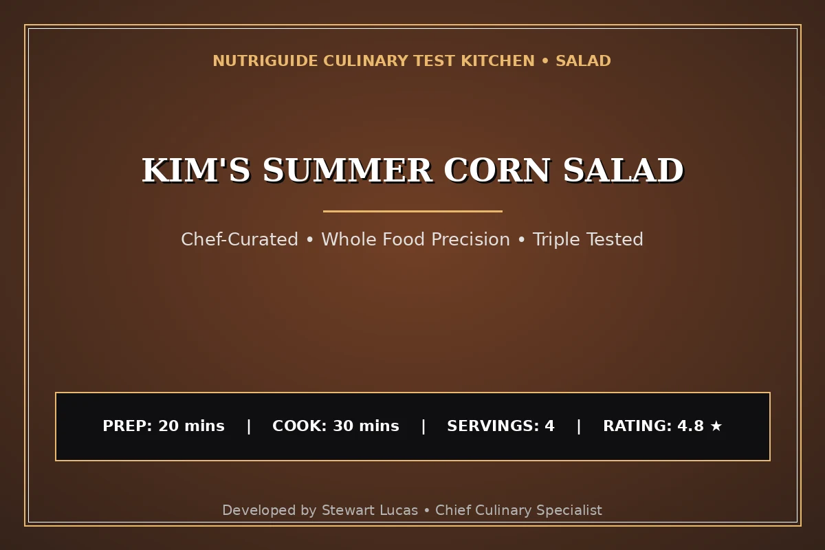 Kim'S Summer Corn Salad