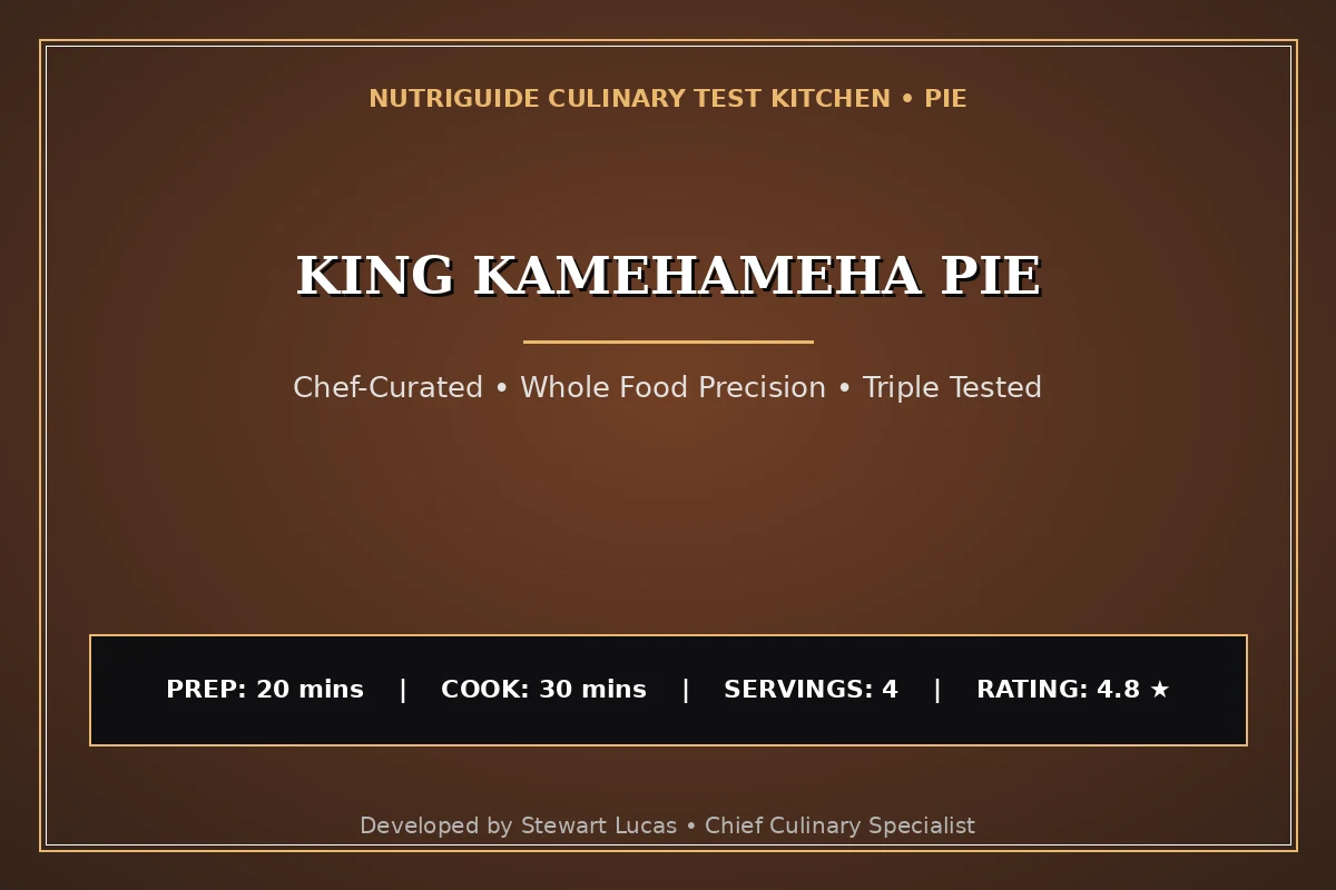 King Kamehameha Pie